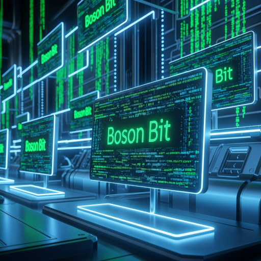 Arte Boson Bit - Computadores